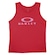 Camiseta Regata Oakley Bark Tank - Masculina VERMELHO MESCLA