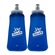 Kit 2 Garrafas Hupi Dobrável Soft Flask - 350ml AZUL