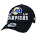 Boné Aba Curva New Era 9Forty Los Angeles Rams Super Bowl LVI Champions - Snapback - Adulto PRETO