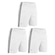 Kit de Calção Elite Oreste Granillo Plus Size - Masculino - 3 unidades BRANCO/PRETO