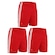 Kit de Calção Elite Essential Oreste Granillo - Masculino - 3 unidades VERMELHO/BRANCO