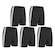 Kit de Calção Elite Oreste Granillo Plus Size - Masculino - 5 unidades PRETO/BRANCO