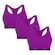 Kit Top Puma Nadador Sem Costura - Feminino - 3 Unidades VIOLETA