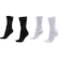 Kit Meias de Corrida Ciclismo Hupi Carbono com 02 Pares - 36 a 42 - Adulto PRETO/BRANCO
