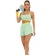 Top Fitness Alto Giro Bodytex II - Feminino Amarelo/Verde
