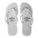 Chinelo Umbro Logo - Unissex BRANCO/PRETO