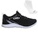 KIT TÊNIS OLYMPIKUS DAY + MEIA - FEMININO PRETO/BRANCO
