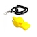 Apito de Plástico Poker Sabiá com Cordão e Mosquetão AMARELO