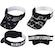 Kit de Viseira para Corrida e Triathlon Hupi Asas PRETO
