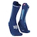 Meia de Compressão Cano Médio Compressport para Bike V4 - Adulto AZUL