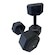 Dumbbell Injetado Sextavado Iniciativa Fitness Monobloco Emborrachado - 20Kg - Unidade Nao Se Aplica