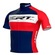 Camisa de Ciclismo ERT Elite Pro Racing Paris Roubaix - Unissex AZUL/VERMELHO