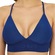 Top Alto Giro Micro Canelado - Adulto AZUL