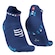 Meia de Compressão Cano Curto Compressport para Corrida Run Low V4 - Unissex AZUL