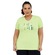 Camiseta Alto Giro Skin Fit Make It Fun - Feminina VERDE