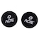 Discos Deslizantes Acte Sports Mod.T173 - Par PRETO