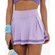Saia Alto Giro Sobreposta - Feminina ROXO