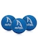 Bola de Frescobol Shark Pack com 03 Bolas AZUL