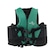 Colete Salva-Vidas Nautika Coast - 10Kg VERDE/PRETO