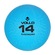 Bola de Iniciação Vollo Borracha T14 AZUL