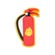 Jibbitz Crocs Charm Extintor BRANCO