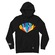 Blusão de Moletom com Capuz Grizzly Color Whell Hoodie - Masculino PRETO