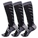 Kit de Meias de Compressão Muvin Arrow - Unissex - 3 Pares PRETO