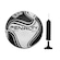 Kit Bola Society Penalty 8 X + Bomba de Ar BRANCO/PRETO