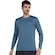 Camisa Mizuno Nirvana Manga Longa - Masculina AZUL