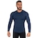 Camiseta Manga Longa Térmica Segunda Pele Vekyo Compressão Proteção UV - Masculina AZUL ESCURO