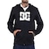 Blusão Com Capuz DC Shoes Aberto DC Star Zh Oversize -Masculino PRETO