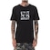 Camiseta DC Shoes Square Star Fill Marble - Masculina PRETO