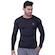 Camiseta Térmica Proteção UV 50+ Manga longa Segunda Pele LJ Camisa UV - Masculina PRETO