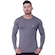Camiseta Térmica Proteção UV 50+ Manga longa Segunda Pele LJ Camisa UV - Masculina CINZA
