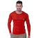 Camiseta Térmica Proteção UV 50+ Manga longa Segunda Pele LJ Camisa UV - Masculina VERMELHO