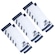 Kit com 3 Manguito Curto Voleibol Arrow -  Unissex BRANCO