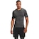 Camiseta de Compressão Under Armour Manga Curta Heatgear - Masculina CINZA