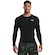 Camisa de Compressão Manga Longa Under Armour HG Comp - Masculina PRETO