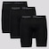 Kit de Bermudas Térmicas Kappa Belquior com 3 Unidades - Masculino PRETO
