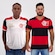 Kit de Camisas do Flamengo Braziline Retrô - 2 Unidades - Masculino BRANCO
