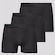 Kit de Cuecas Boxer Lupo Fiber com 3 Unidades - Adulto CINZA