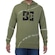 Blusão de Moletom com Capuz DC Canguru Militar - Masculino VERDE