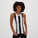 Camiseta Regata Santos Futfanatics Clipped - Feminina BRANCO