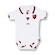 Body Polo do Flamengo Reve Dor Shield - Infantil BRANCO