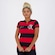 Camisa Flamengo Braziline Flatri Zico - Feminina PRETO