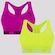 Kit Tops Puma Sem Costura com 2 Unidades - Feminino AMARELO