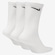 Meia Nike Everyday Lightweight - 3 Pares - Adulto BRANCO