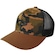 Boné Oakley Metal Ellipse Camo Trucker Hat Almond - Snapback  - Adulto MARROM