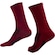 Meia Cano Alto HUPI Lisa Tamanho Plus - 42 a 46 - Adulto ROXO
