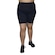 Bermuda Selene Suplex Básica Plus Size - Feminina PRETO